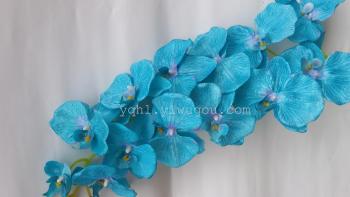 仿真花市場新寵 廠家直銷13頭壓紋蝴蝶蘭，打造高品質(zhì)工藝禮品花卉